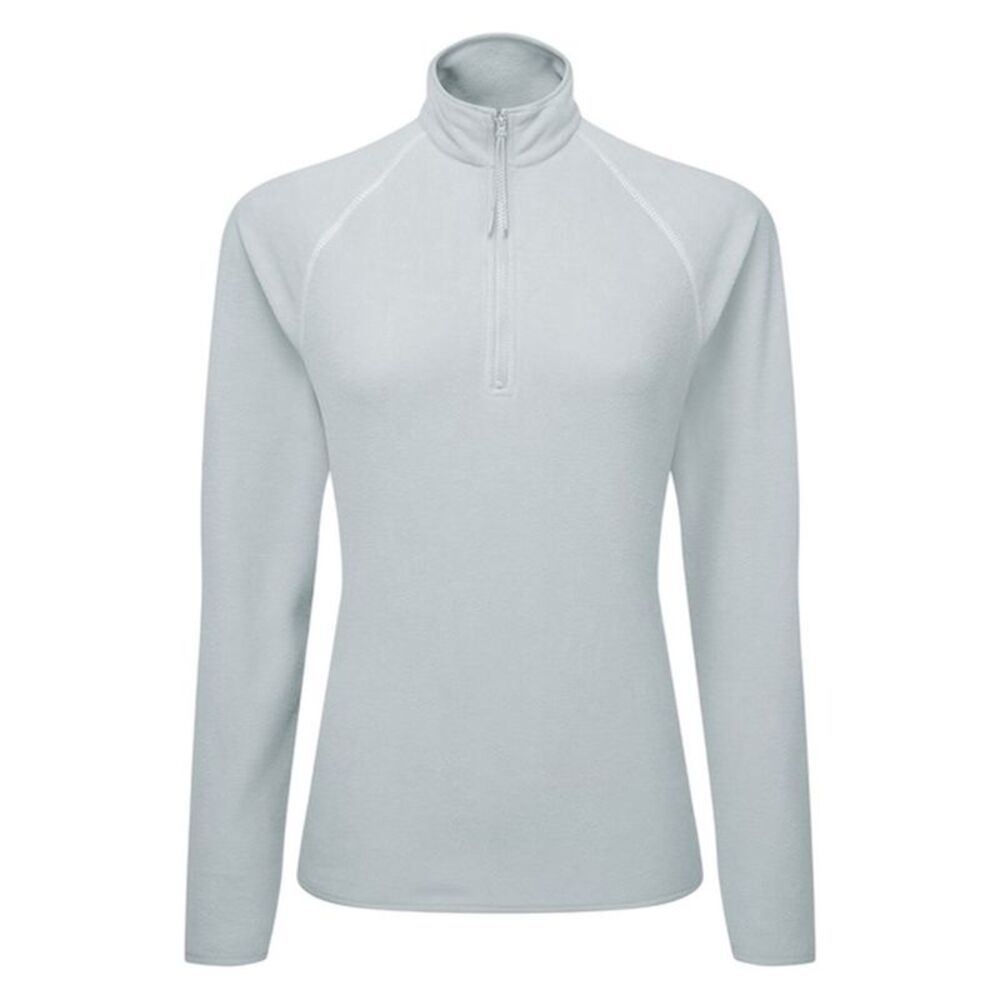 TriDri Womens/Ladies Recycled Fitted Active Fleece Top / Cool Grey